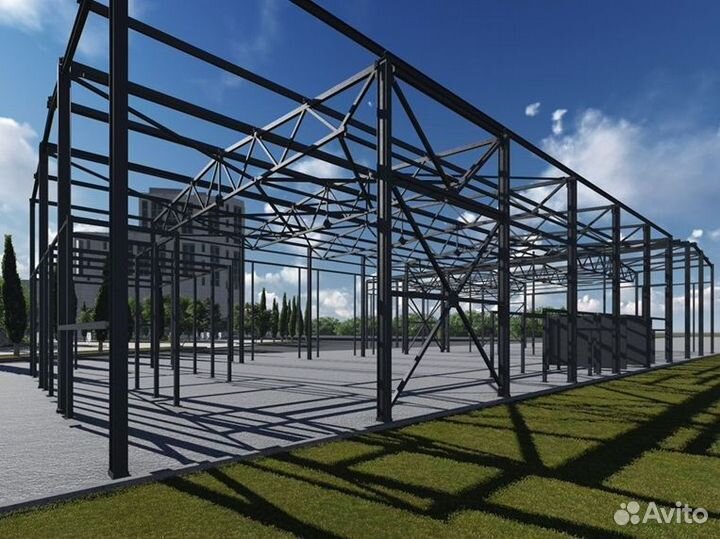 Металлические каркасы. Арочные конструкции