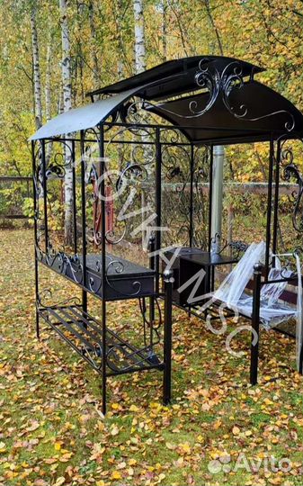 Беседка с мангалом