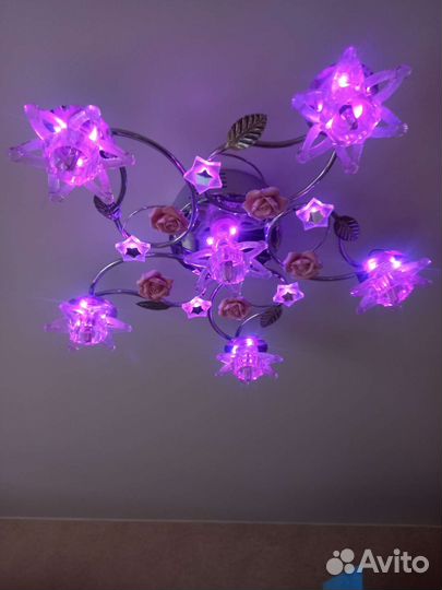 Люстра потолочная бу