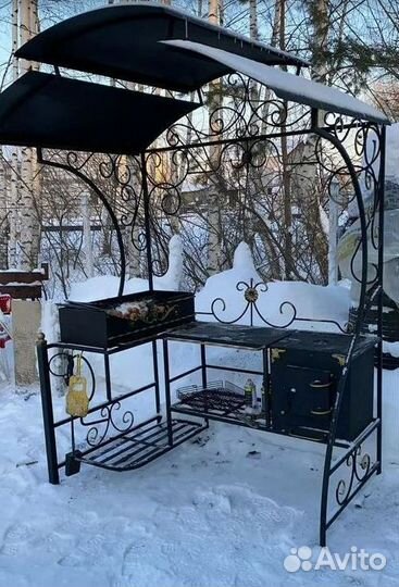 Мангал беседка