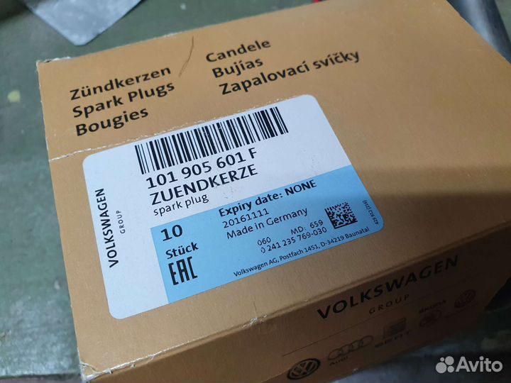 Свечи зажигания на volkswagen polo