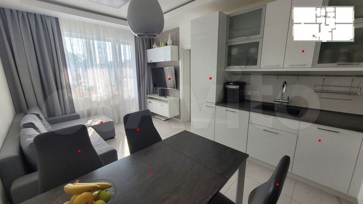 4-к. квартира, 75 м², 3/5 эт.