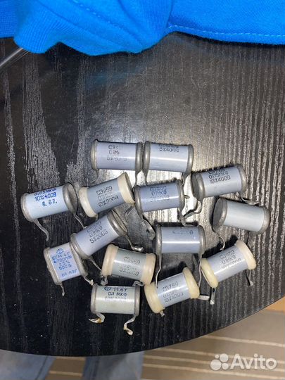 Конденсаторы бумажные, антикварные 14шт