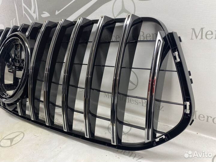 Решетка радиатора на Mercedes Gls X167 хром