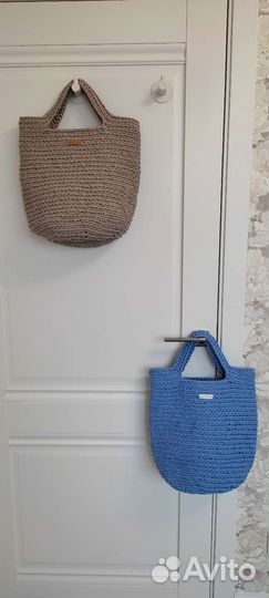Сумка шоппер вязаная ручная работа