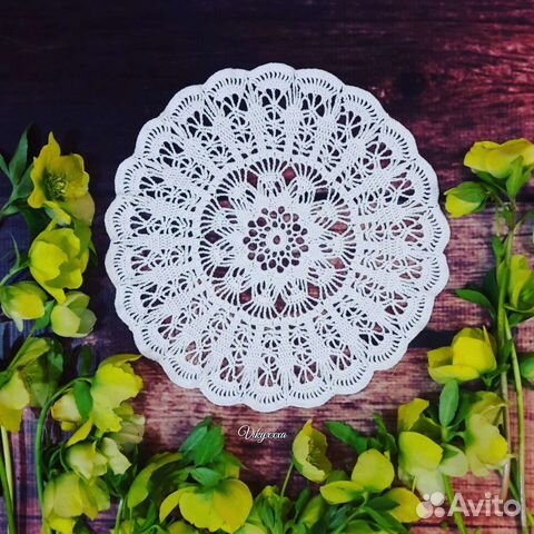 Салфетки вязаные крючком