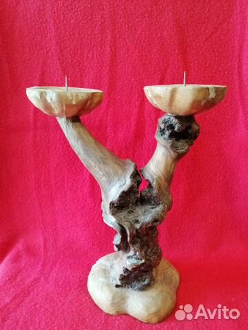 Деревянный подсвечник СССР