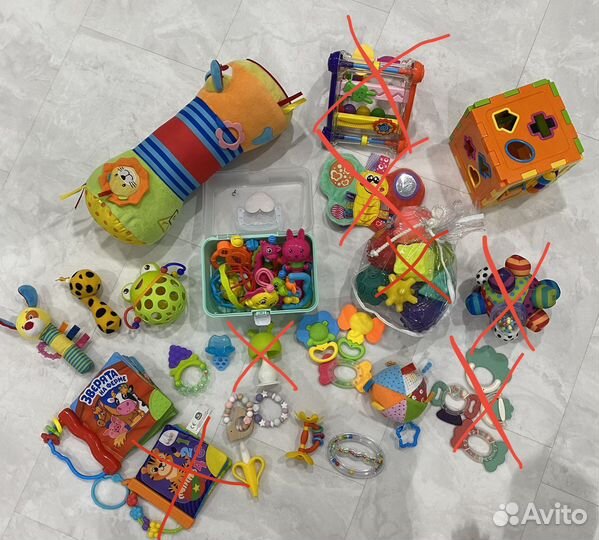 Игрушки погремушки грызунки для малыша до года