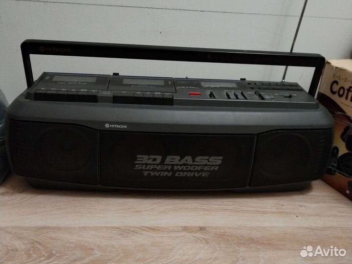 Магнитола, двух касетная