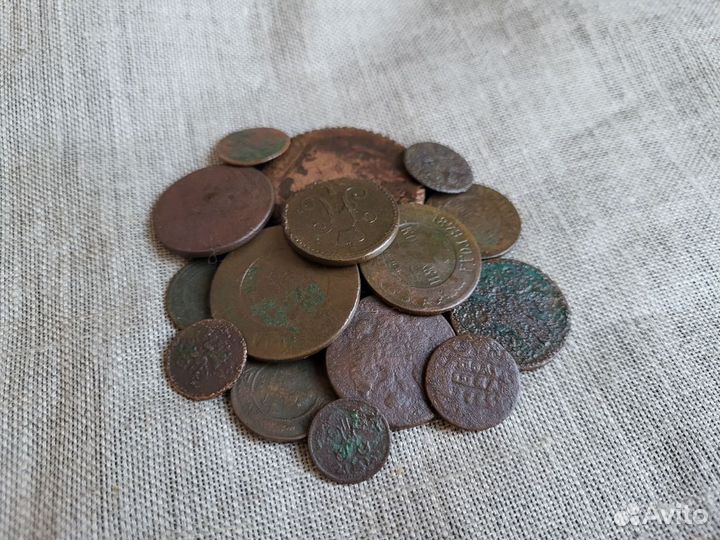 Набор царских монет 1735-1909