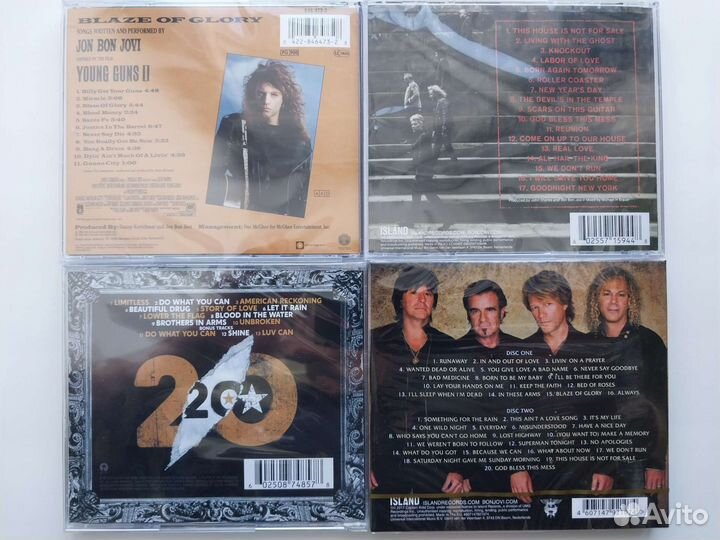 CD диски Bon Jovi, Europe, John Norum
