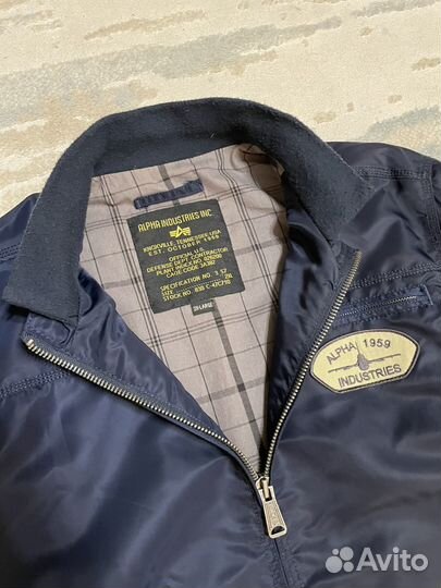 Бомбер alpha industries оригинал