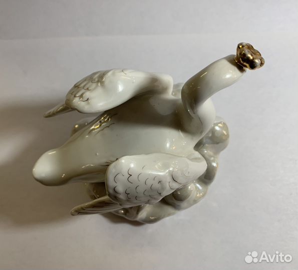 Статуэтка Лебедь, Дулево 1957г. Люкс