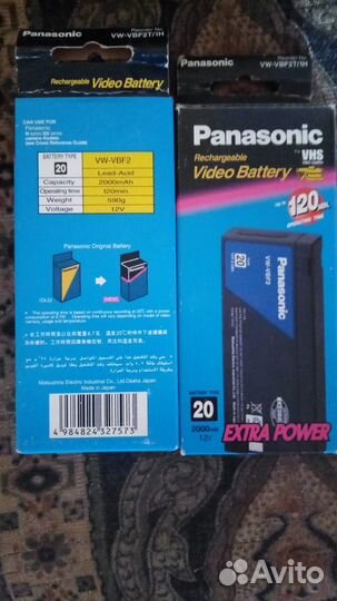 Аккумуляторная батарея Panasonic VW-VBF2