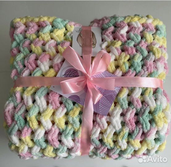 Детский плед ручной работы