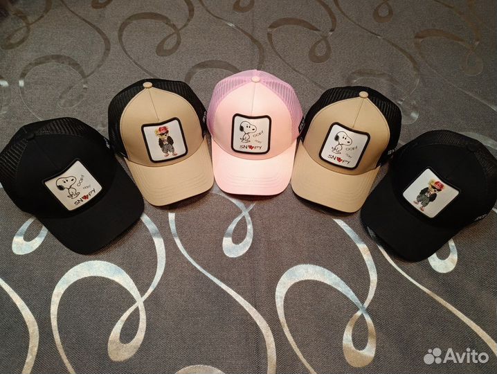 Кепка бейсболка с принтом сетка