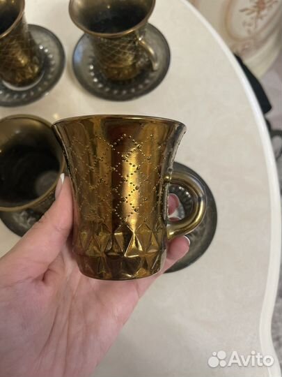 Чайно кофейный сервиз Москва 1980 и рюмка СССР
