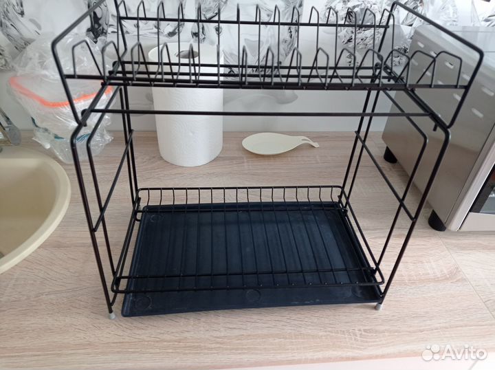 Сушилка для посуды настольная с поддоном