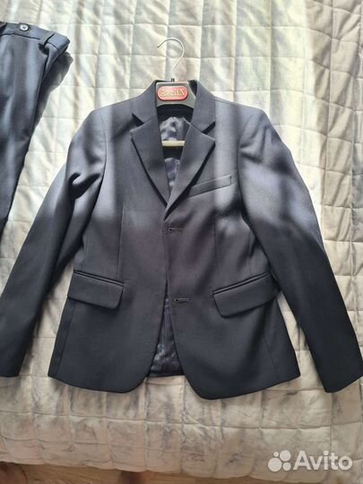 Школьный костюм для мальчика 134 синий