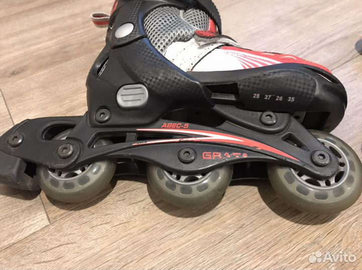 Ролики детские Graf, раздвижные, 25-28 размер