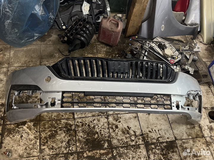 Передний бампер шкода октавия А 8