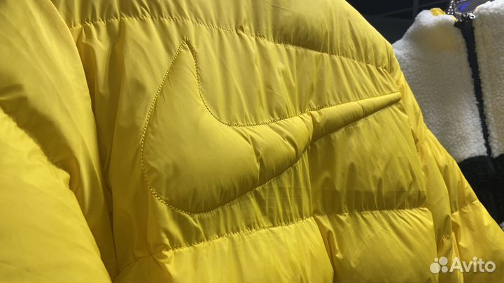 Теплая куртка барашек nike nocta