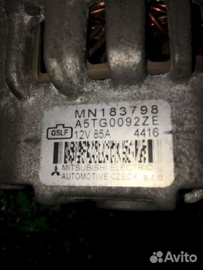 Генератор 4A91 Mitsubishi Colt Plus Z23W Z24W MN18