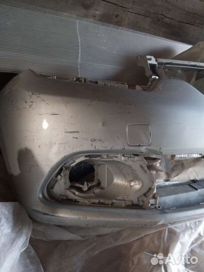 Бампер передний renault logan 2016