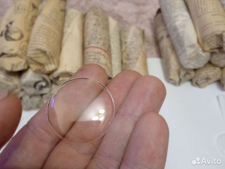 Часы. Стекла СССР новые с хранения 31 и 32мм оптом