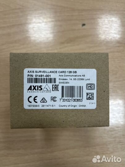 Карта памяти axis 128 GB microsdxc SKU: 01491-001