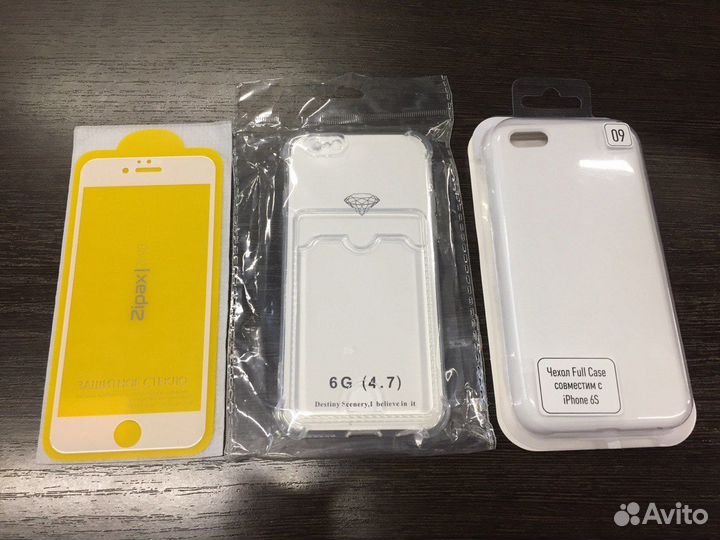 Чехол и стекло для iPhone 6 Бесплатно