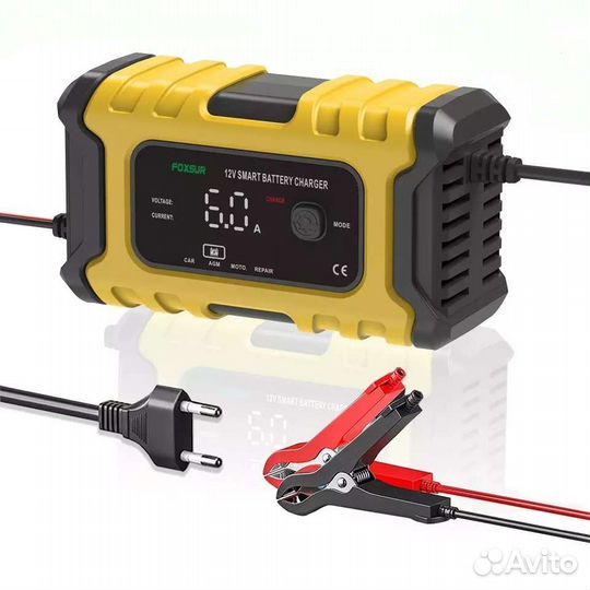 Зарядное устройство умное для акб (новое)