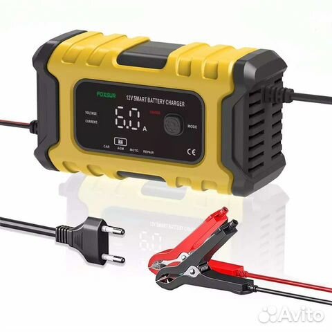 Зарядное устройство умное для акб (новое)