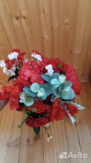 Набор искусственных цветов для декора и творчества