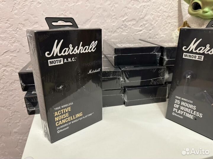 Наушники marshall motif anc, mode 2, minor 3