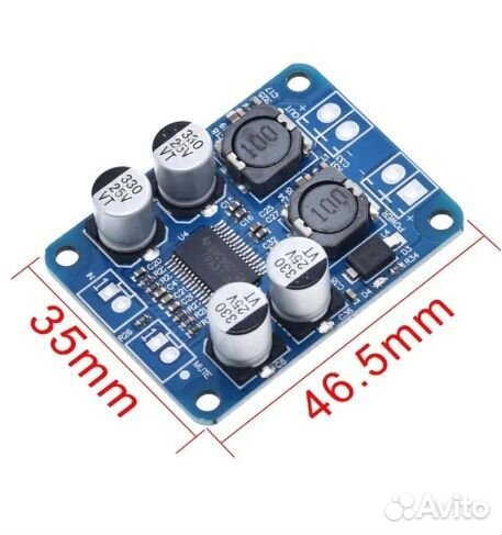 Аудио моно усилитель на микросхеме TPA3118