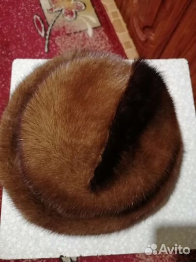 Шапка норковая женская 56