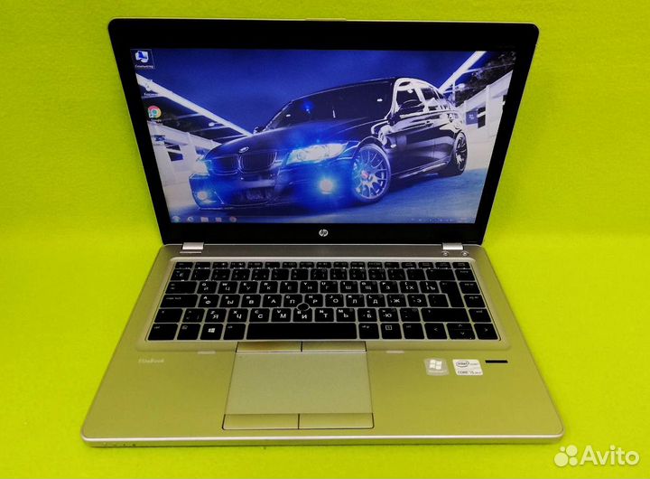 HP Folio легкий Ноутбук 8 гб/экран 14/Ssd/Windows