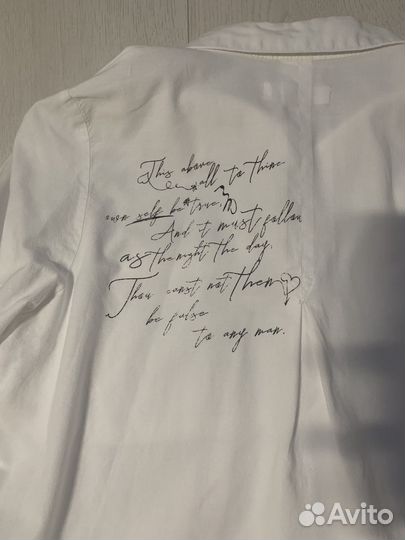 Рубашка с принтом для девочки