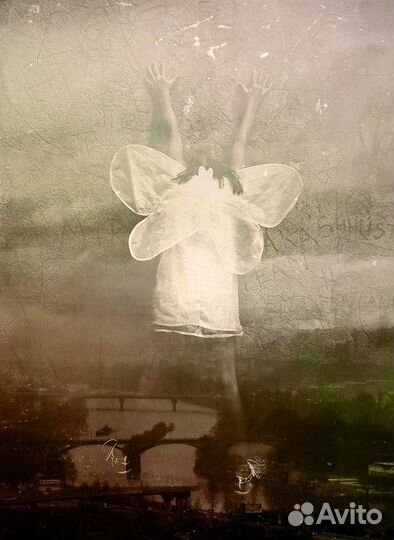 Итальянская картина Touch the Sky. Фактурная штука