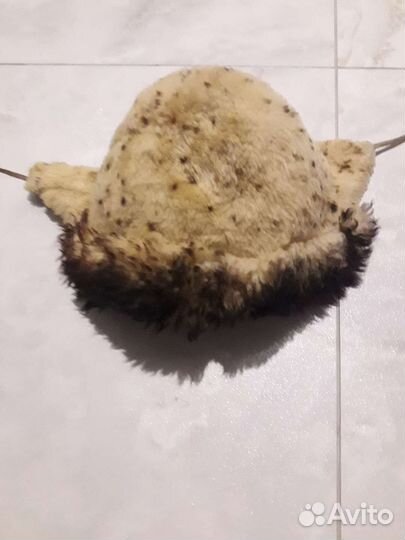 Шапочка меховая для девочек, в хор сост,тёплая