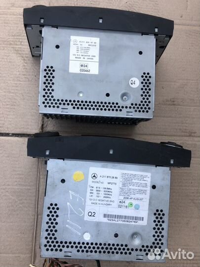 Магнитофон штатный на Мерседес Е211 W211 до.реста