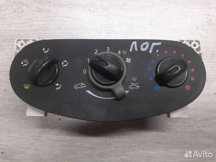 Блок управления печкой Renault