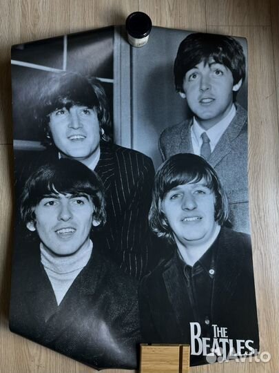 Плакат, постер The Beatles 93x62 см