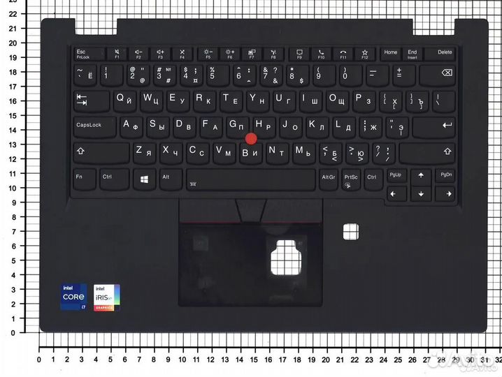 Клавиатура для Lenovo ThinkPad L13 Gen 2 топкейс