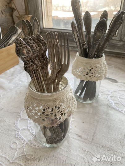 Вилки и ложки мельхиор