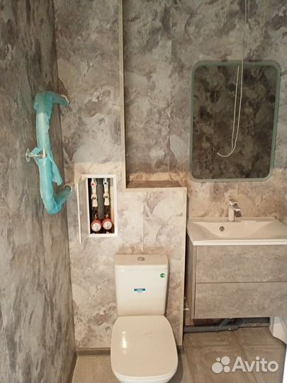 Ванная туалет под ключ пвх панелями