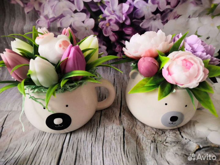 Букет из мыла