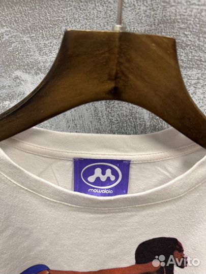 Футболка Mowalola White Logo Classic Оригинал