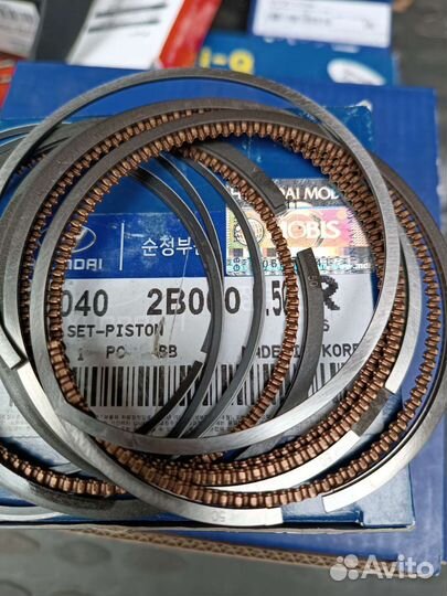 Кольца поршневые hyundai solaris